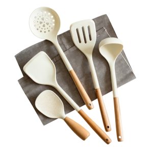 Silicone Spatula with Wooden Handle