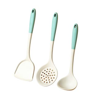 Silicone Kitchen Utensil Set — Spoon and Spatula Combination for Non-Stick Cookware