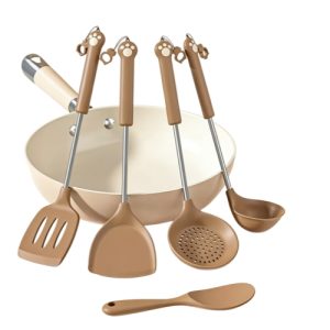Cartoon Bear 5-Piece Silicone Kitchen Utensil Set