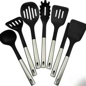Silicone cookware set for home kitchen use