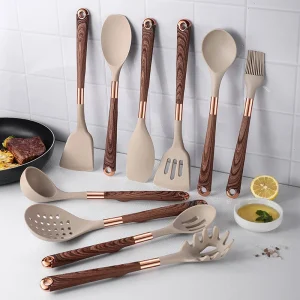 Wholesale Kitchen Accessories Cooking Tools Non-stick Silicone Kitchen Utensil Set